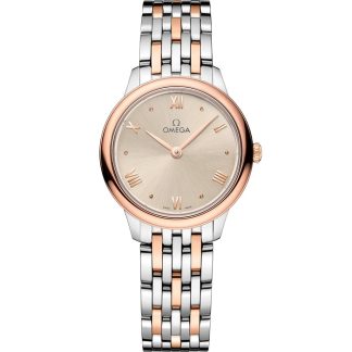 Omega De Ville Prestige 27,5 mm, Stahl - Sedna™-Gold mit Stahl- und Sedna™-Goldband 434.20.28.60.09.001
