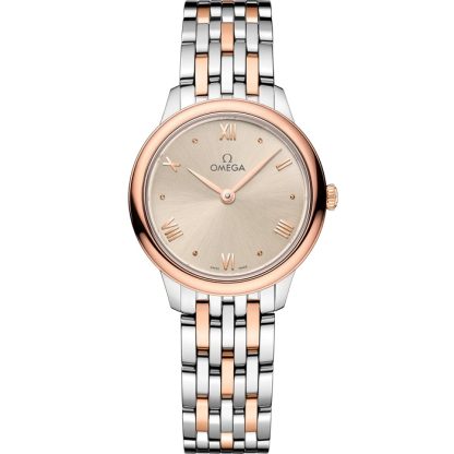 Omega De Ville Prestige 27,5 mm, Stahl - Sedna™-Gold mit Stahl- und Sedna™-Goldband 434.20.28.60.09.001