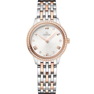 Omega De Ville Prestige 27,5 mm, Stahl - Sedna™-Gold mit Stahl- und Sedna™-Goldband 434.25.28.60.52.001