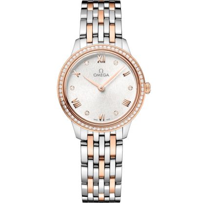 Omega De Ville Prestige 27,5 mm, Stahl - Sedna™-Gold mit Stahl- und Sedna™-Goldband 434.25.28.60.52.001