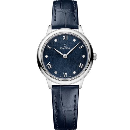 Omega De Ville Prestige 27,5 mm, Stahl mit Lederarmband 434.13.28.60.53.002