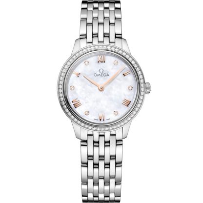 Omega De Ville Prestige 27,5 mm, Stahl mit Stahlarmband 434.15.28.60.55.001