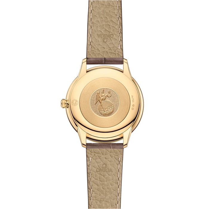 Omega De Ville Prestige 30 mm, Gelbgold mit Lederarmband 434.53.30.60.55.002 – Bild 2