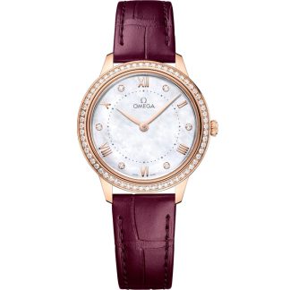 Omega De Ville Prestige 30 mm, Sedna™-Gold mit Lederarmband 434.58.30.60.55.001