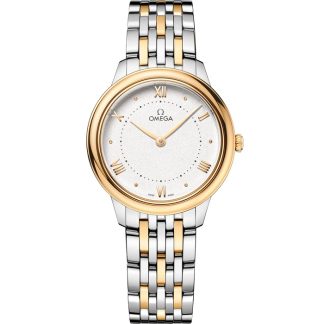 Omega De Ville Prestige 30 mm, Stahl - Gelbgold mit Stahl- und Gelbgoldband 434.20.30.60.02.002