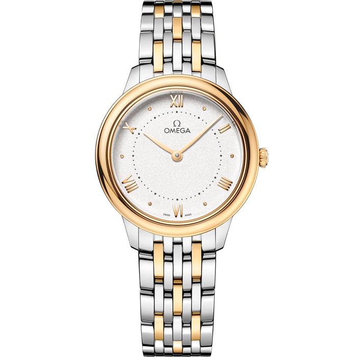 Omega De Ville Prestige 30 mm, Stahl - Gelbgold mit Stahl- und Gelbgoldband 434.20.30.60.02.002
