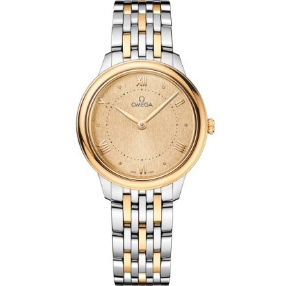 Omega De Ville Prestige 30 mm, Stahl - Gelbgold mit Stahl- und Gelbgoldband 434.20.30.60.08.001