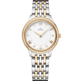 Omega De Ville Prestige 30 mm, Stahl - Gelbgold mit Stahl- und Gelbgoldband 434.25.30.60.52.002