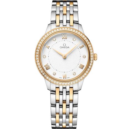 Omega De Ville Prestige 30 mm, Stahl - Gelbgold mit Stahl- und Gelbgoldband 434.25.30.60.52.002