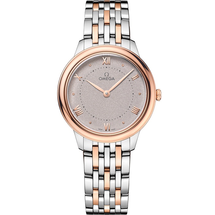 Omega De Ville Prestige 30 mm, Stahl - Sedna™-Gold mit Stahl- und Sedna™-Goldband 434.20.30.60.02.001