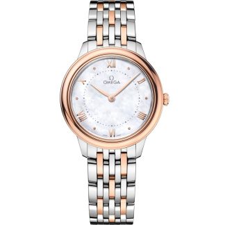 Omega De Ville Prestige 30 mm, Stahl - Sedna™-Gold mit Stahl- und Sedna™-Goldband 434.20.30.60.05.001