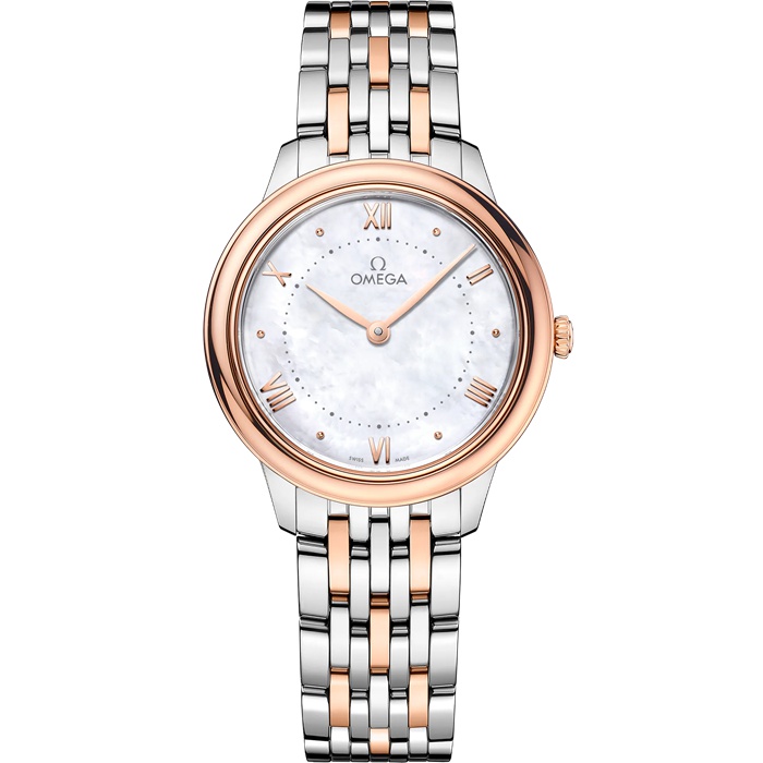 Omega De Ville Prestige 30 mm, Stahl - Sedna™-Gold mit Stahl- und Sedna™-Goldband 434.20.30.60.05.001