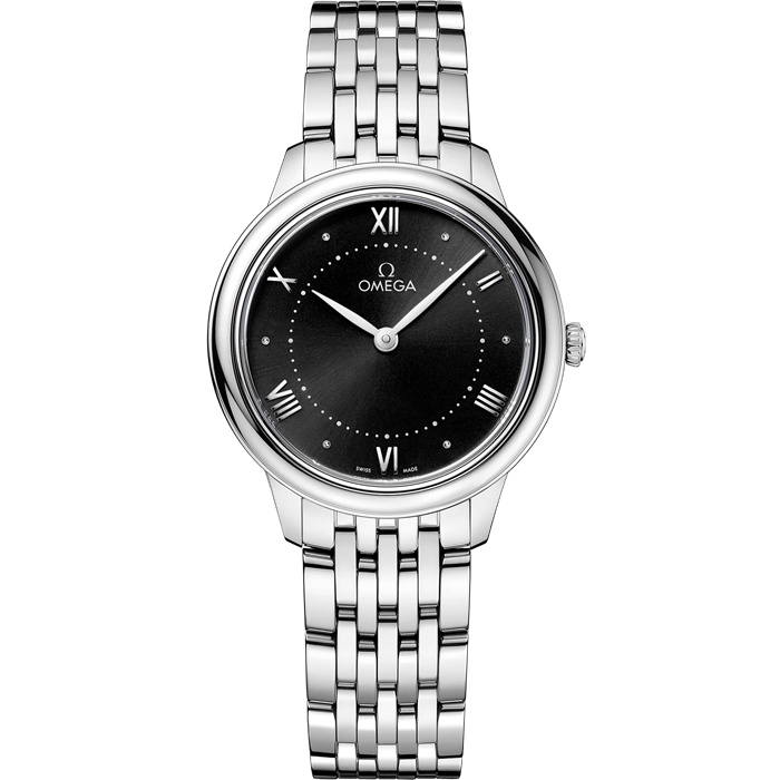 Omega De Ville Prestige 30 mm, Stahl mit Stahlarmband 434.10.30.60.01.001