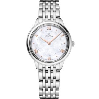 Omega De Ville Prestige 30 mm, Stahl mit Stahlarmband 434.10.30.60.05.001
