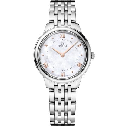 Omega De Ville Prestige 30 mm, Stahl mit Stahlarmband 434.10.30.60.05.001