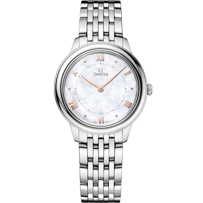 Omega De Ville Prestige 30 mm, Stahl mit Stahlarmband 434.10.30.60.05.001