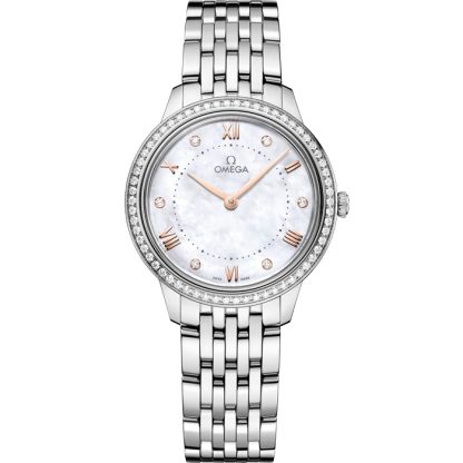 Omega De Ville Prestige 30 mm, Stahl mit Stahlarmband 434.15.30.60.55.001