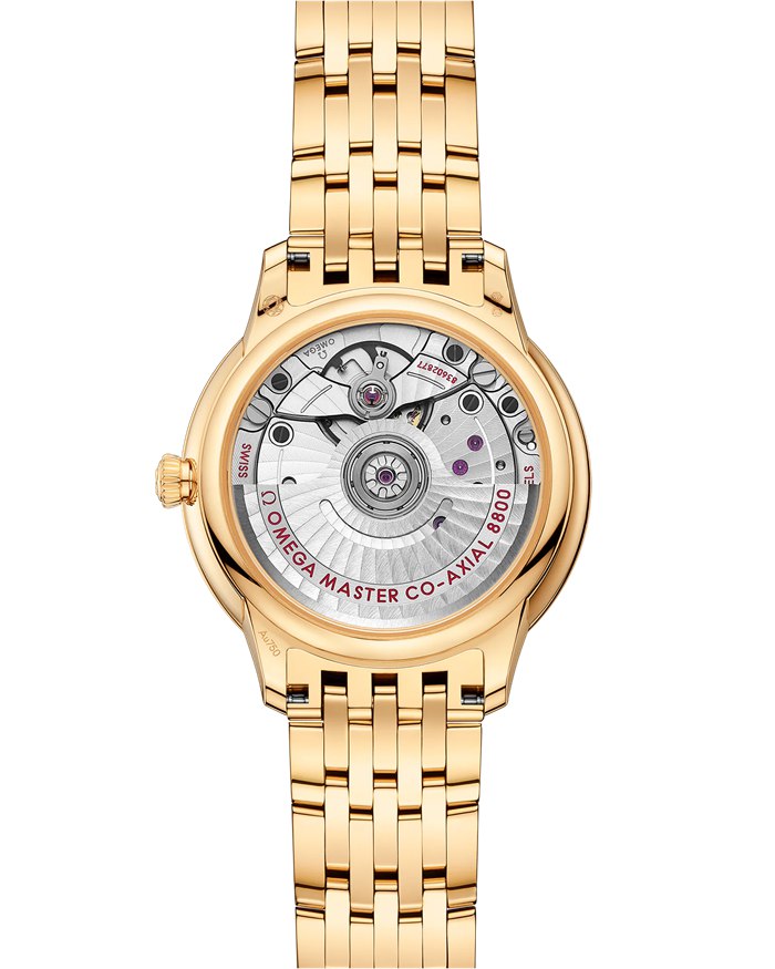 Omega De Ville Prestige 34 mm, Gelbgold mit Gelbgoldband 434.55.34.20.58.001 – Bild 2