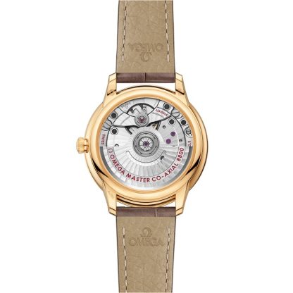 Omega De Ville Prestige 34 mm, Gelbgold mit Lederarmband 434.53.34.20.55.002 – Bild 2