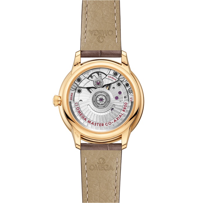 Omega De Ville Prestige 34 mm, Gelbgold mit Lederarmband 434.53.34.20.55.002 – Bild 2