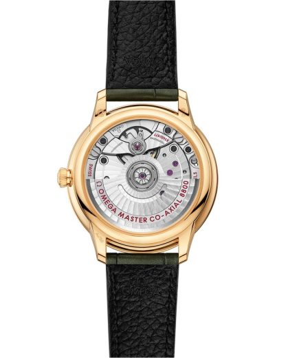Omega De Ville Prestige 34 mm, Gelbgold mit Lederarmband 434.58.34.20.55.002 – Bild 2