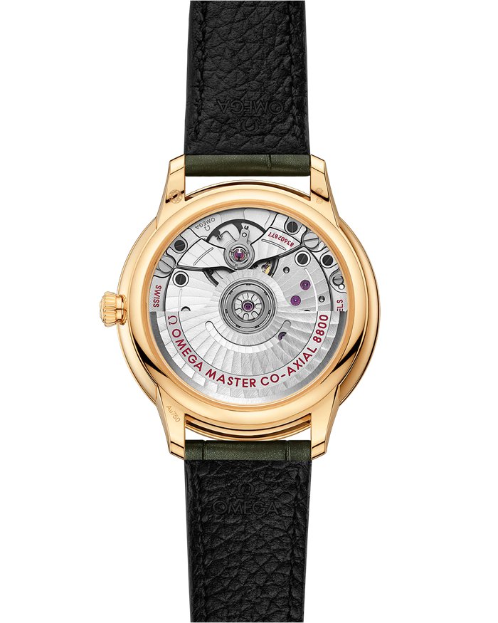 Omega De Ville Prestige 34 mm, Gelbgold mit Lederarmband 434.58.34.20.55.002 – Bild 2
