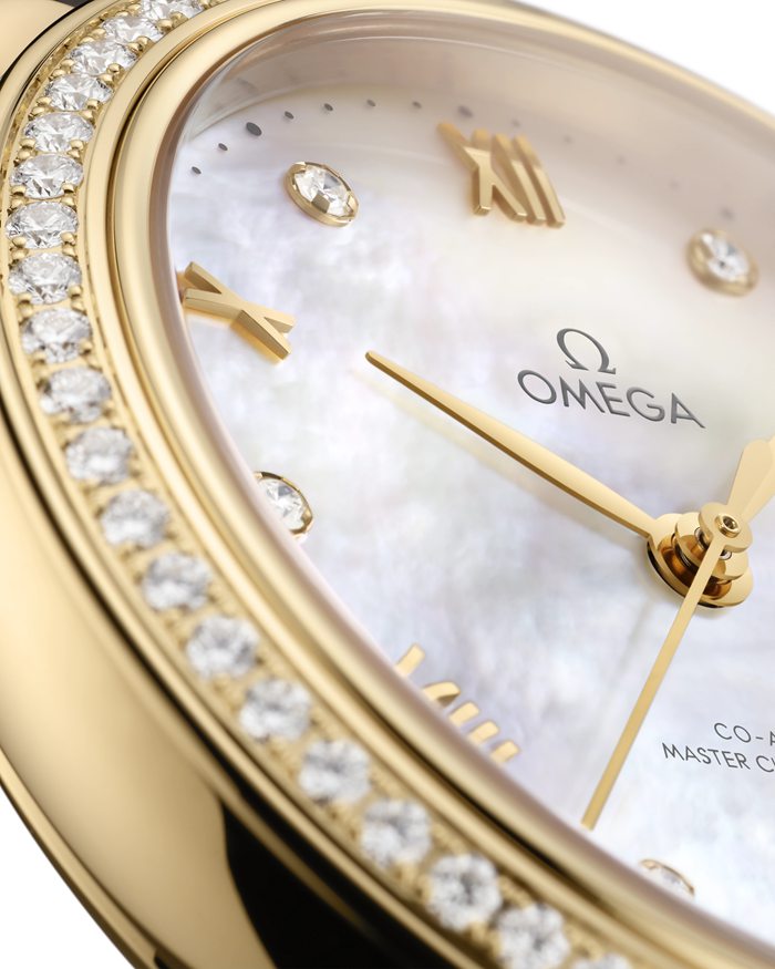 Omega De Ville Prestige 34 mm, Gelbgold mit Lederarmband 434.58.34.20.55.002 – Bild 3