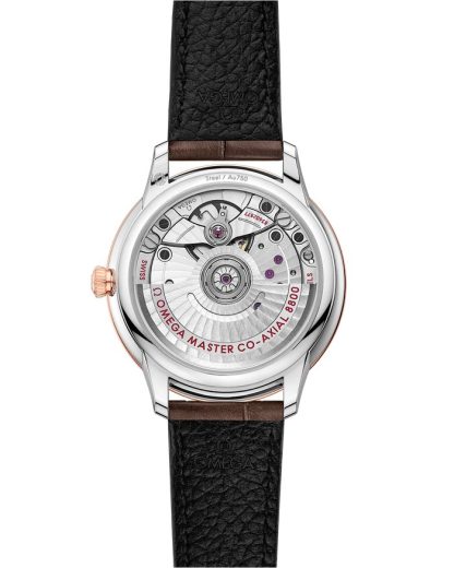 Omega De Ville Prestige 34 mm, Stahl - Gelbgold mit Lederarmband 434.23.34.20.58.001 – Bild 2