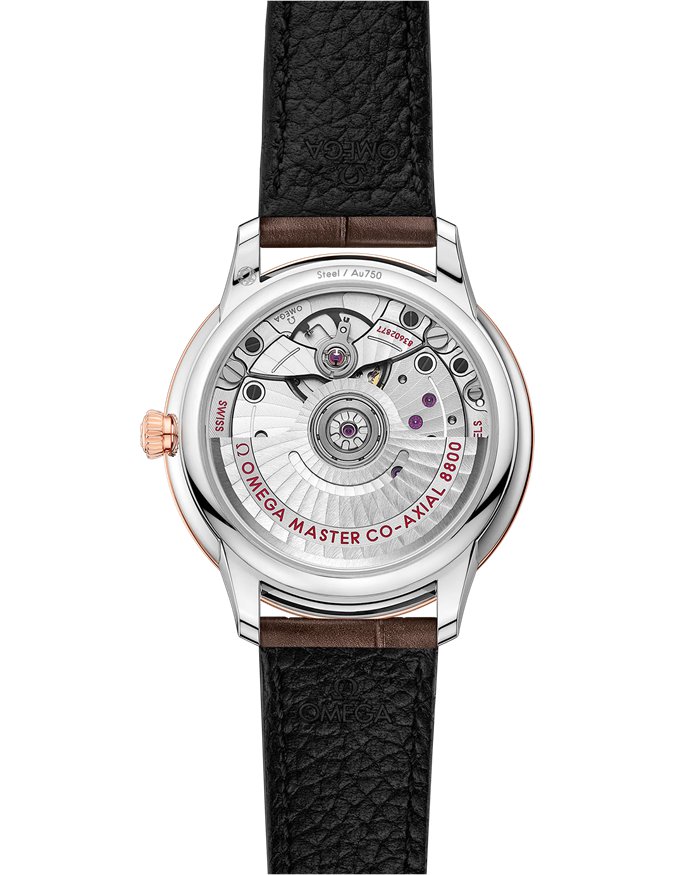 Omega De Ville Prestige 34 mm, Stahl - Gelbgold mit Lederarmband 434.23.34.20.58.001 – Bild 2