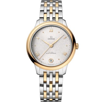 Omega De Ville Prestige 34 mm, Stahl - Gelbgold mit Stahl- und Gelbgoldband 434.20.34.20.02.002