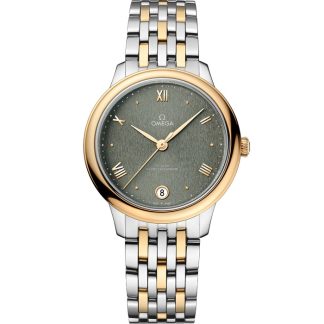 Omega De Ville Prestige 34 mm, Stahl - Gelbgold mit Stahl- und Gelbgoldband 434.20.34.20.10.001