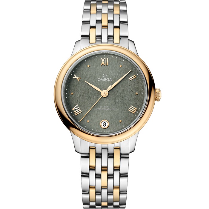 Omega De Ville Prestige 34 mm, Stahl - Gelbgold mit Stahl- und Gelbgoldband 434.20.34.20.10.001