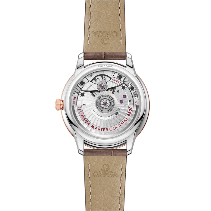Omega De Ville Prestige 34 mm, Stahl - Sedna™-Gold mit Lederarmband 434.23.34.20.55.001 – Bild 2