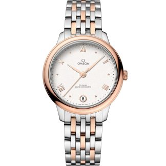 Omega De Ville Prestige 34 mm, Stahl - Sedna™-Gold mit Stahl- und Sedna™-Goldband 434.20.34.20.02.001