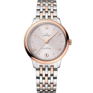 Omega De Ville Prestige 34 mm, Stahl - Sedna™-Gold mit Stahl- und Sedna™-Goldband 434.20.34.20.02.003