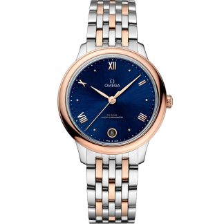 Omega De Ville Prestige 34 mm, Stahl - Sedna™-Gold mit Stahl- und Sedna™-Goldband 434.20.34.20.03.001
