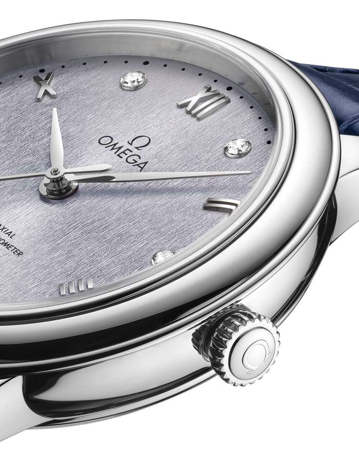 Omega De Ville Prestige 34 mm, Stahl mit Lederarmband 434.13.34.20.53.001 – Bild 3