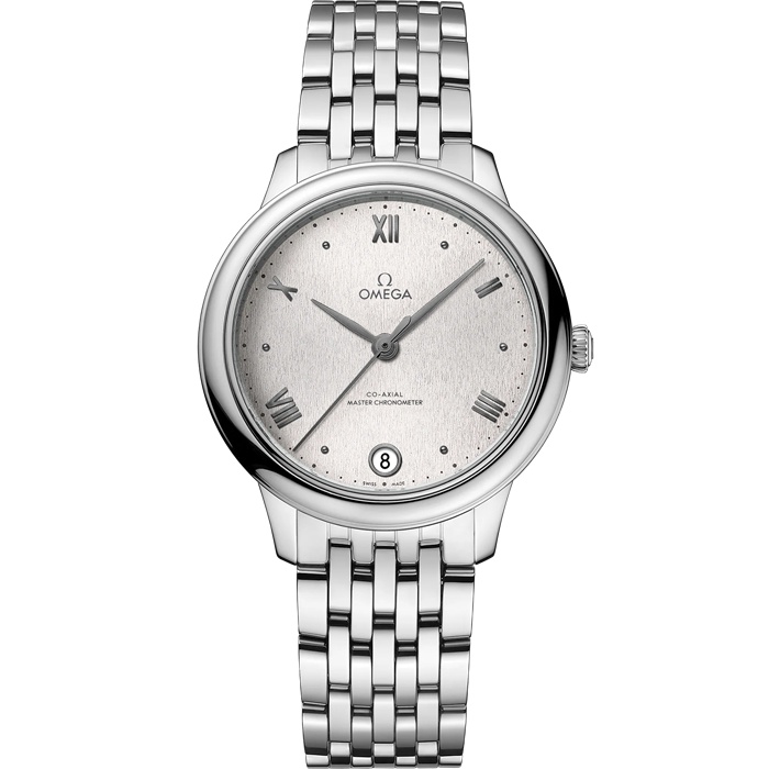 Omega De Ville Prestige 34 mm, Stahl mit Stahlarmband 434.10.34.20.02.001
