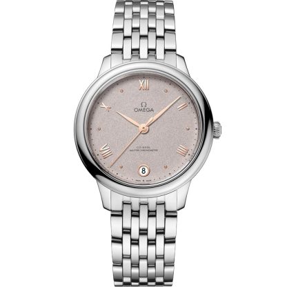 Omega De Ville Prestige 34 mm, Stahl mit Stahlarmband 434.10.34.20.02.002