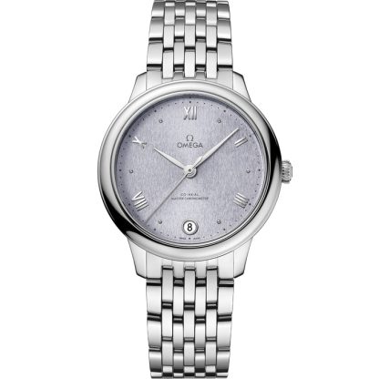 Omega De Ville Prestige 34 mm, Stahl mit Stahlarmband 434.10.34.20.03.001