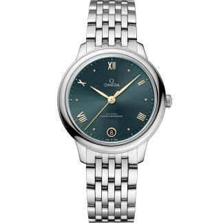Omega De Ville Prestige 34 mm, Stahl mit Stahlarmband 434.10.34.20.10.001
