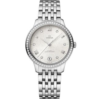 Omega De Ville Prestige 34 mm, Stahl mit Stahlarmband 434.15.34.20.52.001
