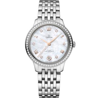Omega De Ville Prestige 34 mm, Stahl mit Stahlarmband 434.15.34.20.55.001