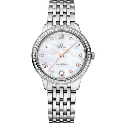 Omega De Ville Prestige 34 mm, Stahl mit Stahlarmband 434.15.34.20.55.001
