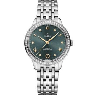 Omega De Ville Prestige 34 mm, Stahl mit Stahlarmband 434.15.34.20.60.001