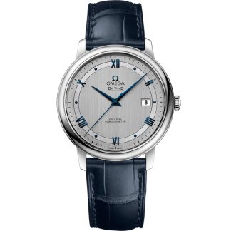 Omega De Ville Prestige 39,5 mm, Stahl mit Lederarmband 424.13.40.20.02.003