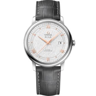 Omega De Ville Prestige 39,5 mm, Stahl mit Lederarmband 424.13.40.20.02.005