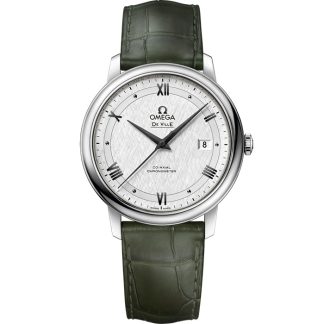 Omega De Ville Prestige 39,5 mm, Stahl mit Lederarmband 424.13.40.20.02.006