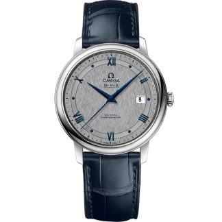 Omega De Ville Prestige 39,5 mm, Stahl mit Lederarmband 424.13.40.20.06.002