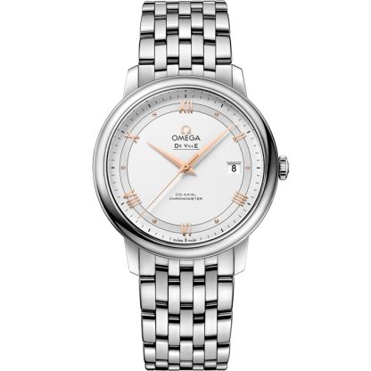 Omega De Ville Prestige 39,5 mm, Stahl mit Stahlarmband 424.10.40.20.02.002